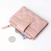 Wallets Women's Wallet Zipper Hasp cute wallet Student Small PU Wallet Coin Purse Fashion Women Card Holder Lovely Money Bag G230327