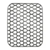 Tafelmatten keuken siliconen drainage wastafel mat beschermer anti slip gemakkelijk schoon voor bescherming roostergraden