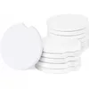 Sottobicchieri in ceramica per auto in bianco a sublimazione Tappetini per tazze 6,5 * 6,5 * 0,6 cm q3