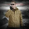 Men's Down Winter Jacket Men Tactical Coat Windproof And Waterproof Outdoor Warm Army Fan Mens Clothing