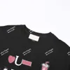 Мужские футболки дизайнер 2023 футболка для футболки Топ роскошные Simpson Print Женская морщинка.