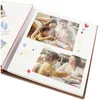 PO Альбом Self Adhesive Scrapbook Velvet Art Diy книга памяти толстые страницы с защитным фильмом Сохранить постоянно семейство 230327