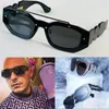 Biggie tetu Cool Sunglasses trend projektant marki Hip-Hop ikona ikona luksusowy styl niski obiektyw z szerokimi świątyniami męscy osobowość letnia dzika okulary 2235