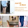 Transporteurs de chats Household Baby Fence Kids Safety Gate Gardes isolement filet pour la protection des chiens