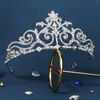 Coiffes Adulte Princesse Couronne Chapeaux Demi-Cercle Cheveux Accessoires Avec Strass Pour Mascarade Bal Banquet Cosplay SAL99