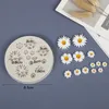 ベーキング型デイジーワイルドchrysanthemum花の形シリコーンカビのベーキング型フォンダンケーキ装飾ツール樹脂型230327