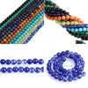 Steen 8 mm Natuur kralen 4/6/8/10/12 mm Rondturquoise Sneeuwvlokken Los voor sieraden Maken Ketting Diy Bracelet Druppel DHHZC