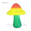 Personalized Large Lighting Inflatable Mushroom Balloon Air Blow Up Mushroom Tree For Yard Decoration