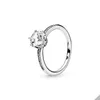 CZ Diamond Crown Ring dla Pandora Authentic Srebrny Srebrny Wedding Party Biżuteria dla kobiet Girlf