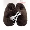 Carpets Slippers Usb Heated Heating Foot Electric Shoes Warmer Plush Winter Warmers Feet Women Cold Rechargeable Weather Padup Boots