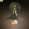 Wall Lamp American Loft Industrial Lamps Vintage Bedside Light Metal 22cm lampskärm E27 Edison lampor 110V/220V