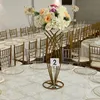 dekoracja rekwizytów ślubnych sztuczny aranżacja kwiatowa stolik stół kulki kula gotowe t scena droga ołowiowa wystrój kwiatowy łuk ślubny Imake726