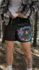 Heren shorts Anime Demon Slayer Sports shorts Causal Breathable Beach Short Devil Fruit Print Cartoon Swimtrunks Oversized 6xl Gym Shorts W0327
