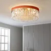 Ceiling Lights Modern Light Luxury Crystal Living Room Lamp Nordic Simple Bedroom Creative Warm Dining LED