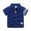 Tshirts Summer Boys Active Cotton Toddler Kids Polo Tops Tees Quality Children's Clothes 230327