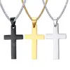 Hommes jésus croix colliers Religion pendentif colliers pour femmes classique mode or/argent bijoux