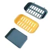 Storage Boxes Portable Strong Stick Suction Soap Dish Tray Sponge Holder No Drilling Stand Shower Double Layer Design For Bathroom Easy