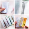 Mini Po Album 20 Pockets 3 Inch Instax PVC Pocard Holder Women ID Credit Card Binder 230327