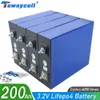 26st 3.2V 200AH LIFEPO4 Batteri Lishen litiumjärnfosfatbatteri EU US Tax Free med samlingar