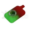 Pipes pour fumer Vape en forme de silicone Main Tenir Pipe Bubbler Tabac Fumée Accessoires Cire YHS