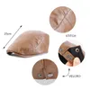 Retro Beret Hats de Newsboy de alta qualidade para homens Faux Leather Ivy Flat Gatsby Gatsby Trabalhando dirigindo CABE