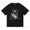 Men's T-Shirts New Trapstar London OUTLAW TEE Ghost Knight Print Casual Men and Women T230327