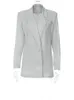 Damenanzüge Blazer Silber Pailletten Blazer Frau Herbst Winte Übergroße Jacke Mantel Mode Eleganter weiblicher Anzug Sexy Party Club Outfits für Frauen 230327