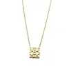 Cadeiras 22 clássico estilo chinês colar feliz colar feminino titânio aço revestimento 18k hollow long pendente menina presente especial