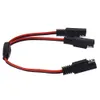 Zużycie elektroniki 2PC/partia 30 cm 18AWG 1 do 2 Złącze przedłużające kabel SAE 2Pin 2pin Kabel szybkiej zasila