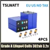 TSLWATT 4 PZ 3.2V 302AH Celle LiFePO4 Batteria FAI DA TE 3.9KWH Batteria Al Litio Ferro Fosfato Pacco per Accumulo di Energia Domestica Tassa Gratuita