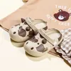 Sandaler 2022 Summer Children's Sandals Baby Slippers Soft Soled Boys 'and Girls' Cave Shoes Lovely Trendy Baotou Cow Antiskid Sandaler W0327