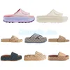 spiegelkwaliteit dames pantoffel Casual schoen sandaal Muilezel Zomer zwart wit luxe Designer Slide plat huis canvas borduur Platform Strand platte sandaal Sliders dame