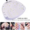 Secadores de unhas lâmpada de led UV Sunone para unhas lâmpada de secagem de gel de gel profissional com sensor de movimento portátil unhas secador de manicure ferramenta 230325