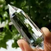 Annan heminredning 24sided Natural Clear Double avslutad Vogel Inspired Crystal Wand 230327