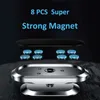 360 Rotat Car Phone Holder Magnetic Universal Magnet Phone Mount för iPhone Xiaomi Samsung i bilens mobiltelefonhållare Stand för iPhone 13 12 11