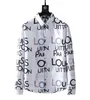 2023LUXURYS 디자이너 남자 드레스 셔츠 패션 트렌드 캐주얼 비즈니스 칵테일 셔츠 긴 소매 단색 여름 편안한 스탠드 칼라 M-3XL#21