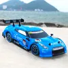 RC 로봇 자동차 GTR 4WD 드리프트 레이싱 2.4G 오프로드 라디오 리모컨 차량 챔피언십 핸들 전자 취미 장난감 230327