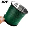 Acessórios de pesca JOF Linha de pesca de tranças 300m 4 fios Acessórios de pesca com fios de pesca multifilames 10lb-80lb P230325