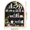 Decorative Objects Figurines Art Essential Oil Display Rack Boho Hanging Shelves Gothic ation Wall Stand Mounted Organizer Shelf For 230327