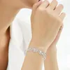 Bangle Rhinestone voor vriendin armband legering creatieve sieraden oorbellen maan fase horloge