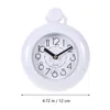 Wall Clocks Bathroom Waterproof Clock Indoor With Hanging Strap Silent Small For Living Room