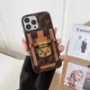 Beautiful iPhone Phone Cases 15 14 13 12 Pro Max Designer LU Leather Card Slots Phone Case 18 17 16 15pro 13pro 12pro 11Pro 11 X Xs Xr 7 8 Purse with Logo Packing