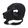 パーティーマスクDIY動物移動口空白マスク犬セットパッケージのベース金型独自のハロウィーンマスク動Moving-Jaw 230327
