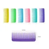 Solid Color Anti-Static Massage Hair Combs Borstar Färgglada frisörskam Hårborste för Women Girls Hair Styling Tool 318