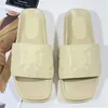 Slide Sandali da donna Pantofole Designer Moda Piattaforma Pelle Gomma Lettera Stampa Fondo piatto Infradito 35-44