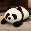 Nouveau coeur rouge Animal Panda en peluche géant doux animaux Pandas poupée oreiller coussin grand cadeau décoration