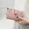 Brieftaschen Frauen Brieftaschen und Geldbörsen Pu Leder Brieftasche Weibliche Kurze Haspe Geldbörse Kleine Feste Münze Karte Halter 2021 Neue Carteras dropshipping G230327