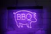 TR3503 LED -strip lampor Sign BBQ Pig Barbecue 3D Gravering Gratis design Partihandel