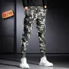 Pantalones de hombre BAPAI Moda de hombre Pantalones de carga de camuflaje de gran tamaño Pantalones de ejército al aire libre Pantalones de combate multifuncionales Pantalones de combate de jungla delgada 230327