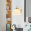 Vägglampor nordiska sänglampor modern glas mässing sconce belysning fixturer för sovrum badrum spegelbelysning vardagsrum dekor
